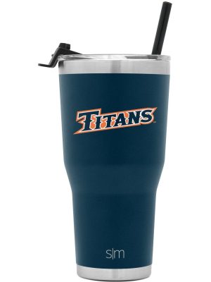 Collegiate Cruiser Tumbler with Flip Lid and Straw