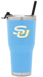 Collegiate Cruiser Tumbler with Flip Lid and Straw