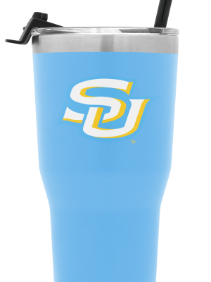Collegiate Cruiser Tumbler with Flip Lid and Straw