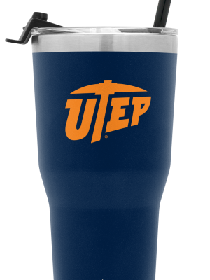 Collegiate Cruiser Tumbler with Flip Lid and Straw