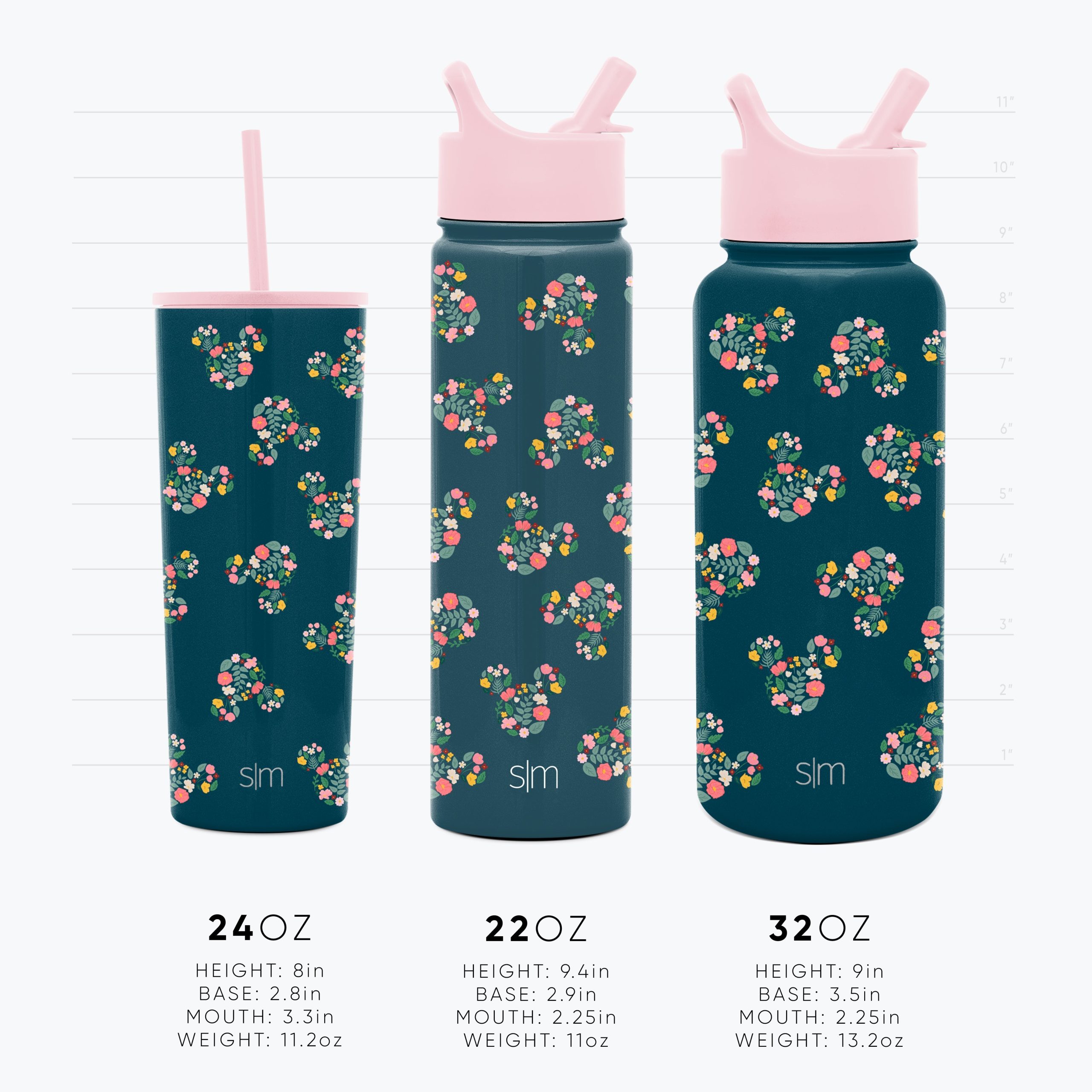 Disney Summit Water Bottle with Straw Lid - Image 3