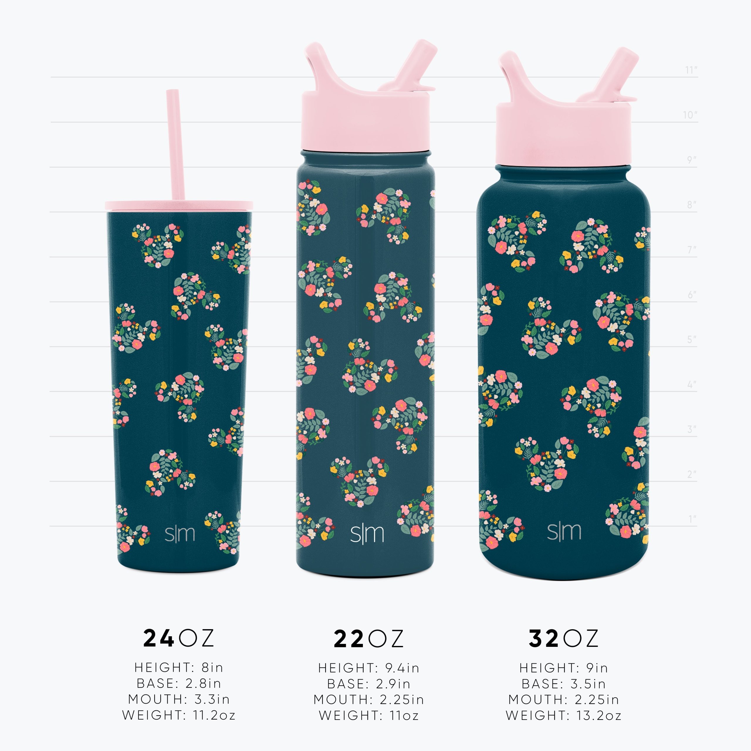 Disney Summit Water Bottle with Straw Lid - Image 4