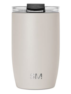 Voyager Tumbler with Clear Flip Lid & Straw