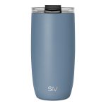 Voyager Tumbler with Clear Flip Lid & Straw