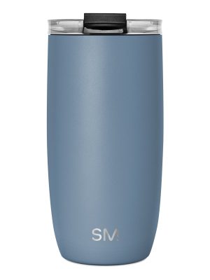 Voyager Tumbler with Clear Flip Lid & Straw