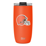 NFL Voyager Tumbler with Clear Flip Lid & Straw