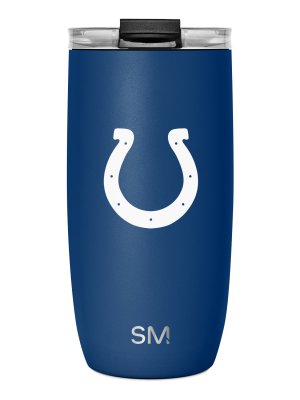 NFL Voyager Tumbler with Clear Flip Lid & Straw