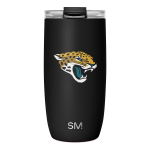 NFL Voyager Tumbler with Clear Flip Lid & Straw