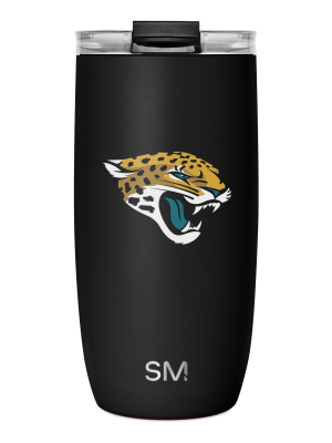 NFL Voyager Tumbler with Clear Flip Lid & Straw