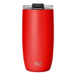 Voyager Tumbler with Clear Flip Lid & Straw