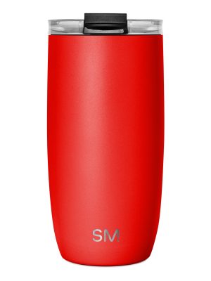 Voyager Tumbler with Clear Flip Lid & Straw