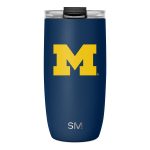 Collegiate Voyager Tumbler with Clear Flip Lid & Straw
