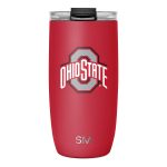 Collegiate Voyager Tumbler with Clear Flip Lid & Straw