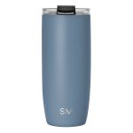 Voyager Tumbler with Clear Flip Lid & Straw