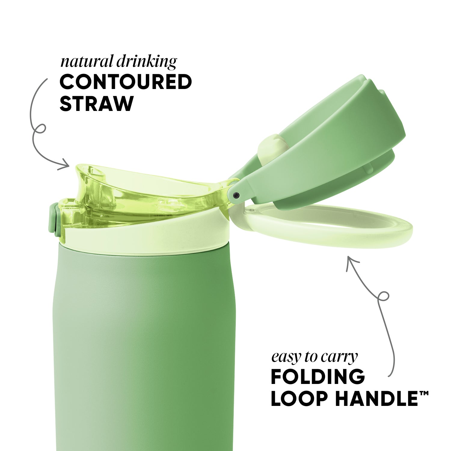 Mesa Loop with Covered Spout - 24oz - Avocado Mix - Image 2