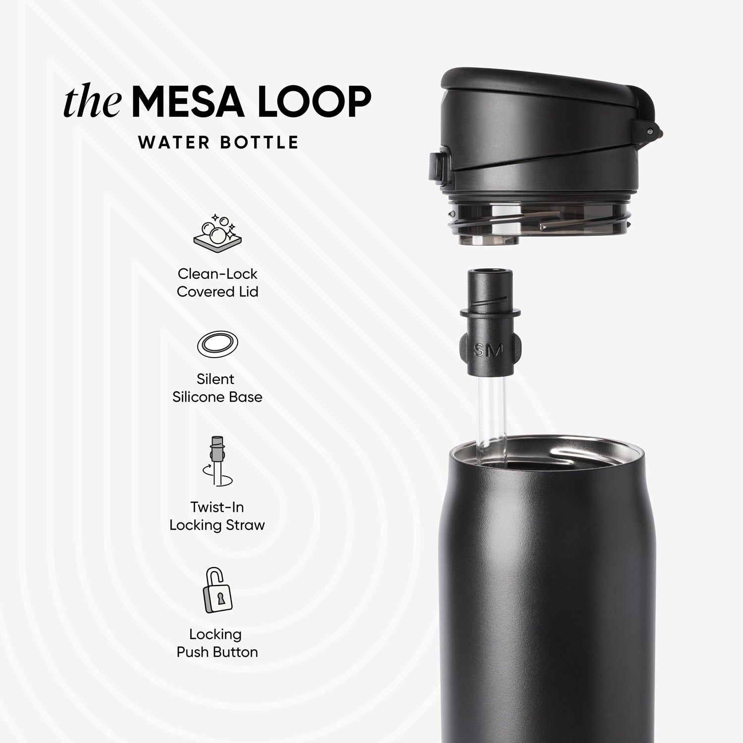 Mesa Loop with Covered Spout - 24oz - Avocado Mix - Image 3
