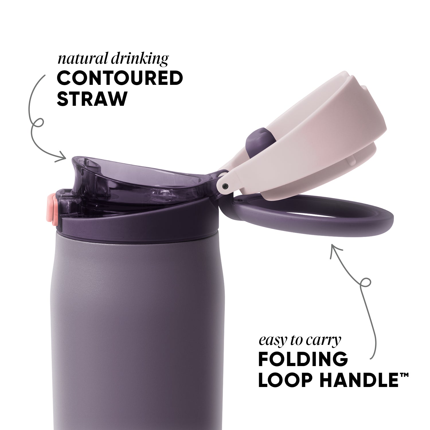 Mesa Loop with Covered Spout - 24oz - Iris Sage - Image 2