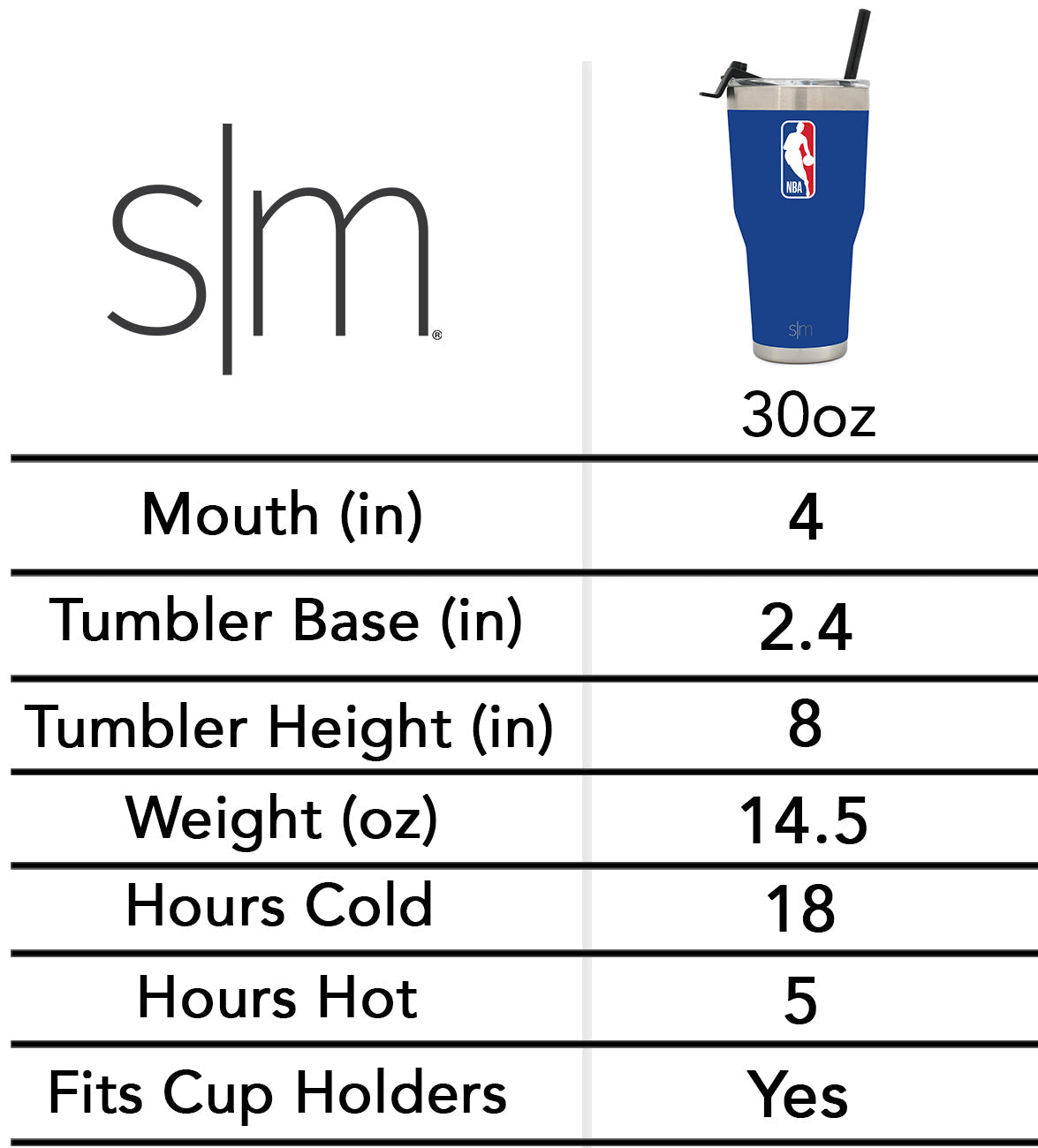 NBA Cruiser Tumbler with Flip Lid and Straw - Image 3
