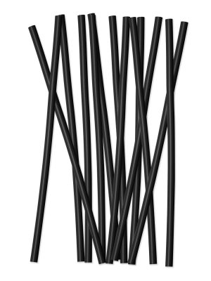 Plastic Reusable Drinking Straws 12-Pack