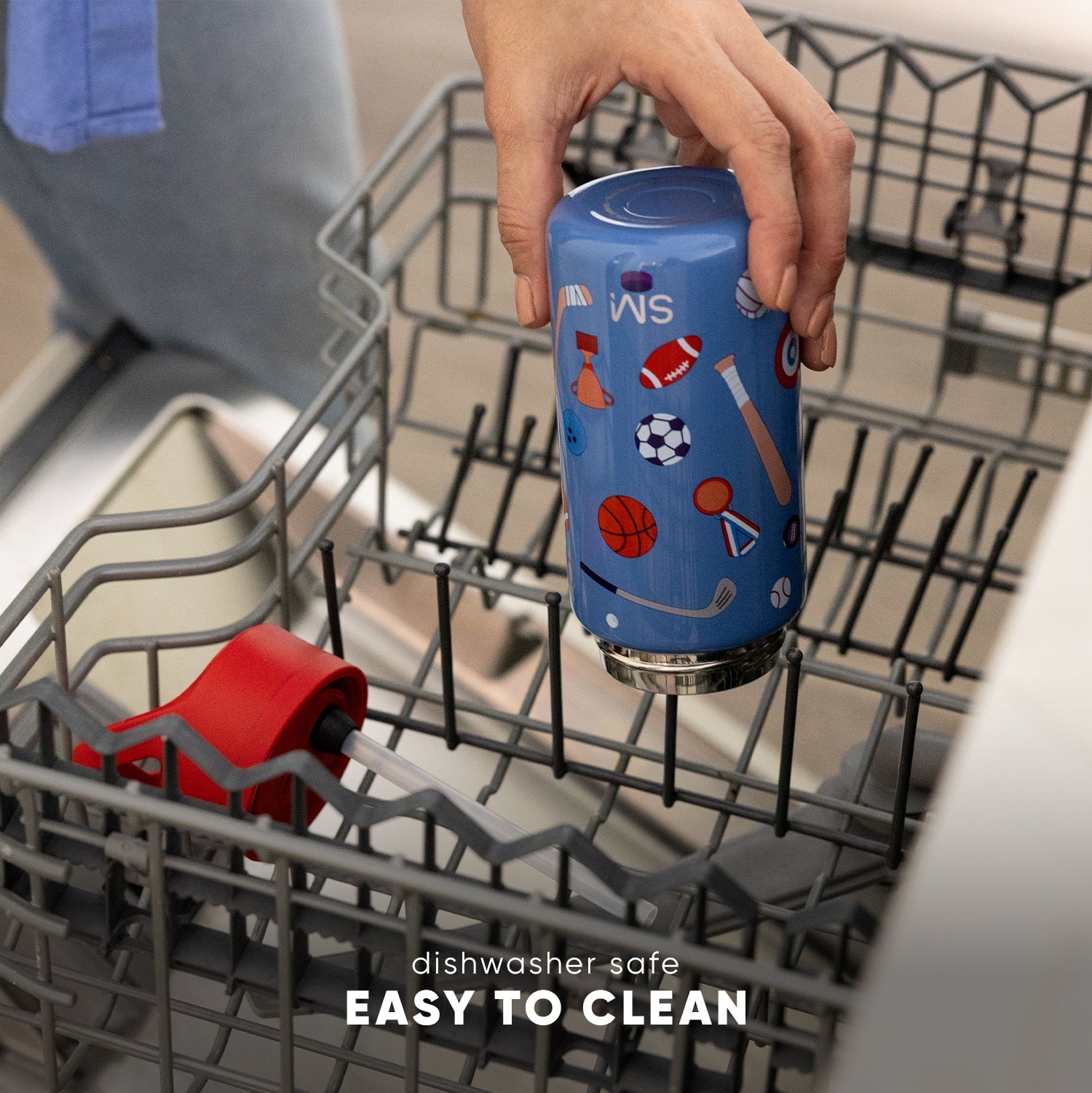 Summit Kids Water Bottle with Straw Lid - Image 7