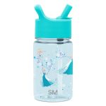 Summit Kids Plastic Water Bottle with Straw Lid