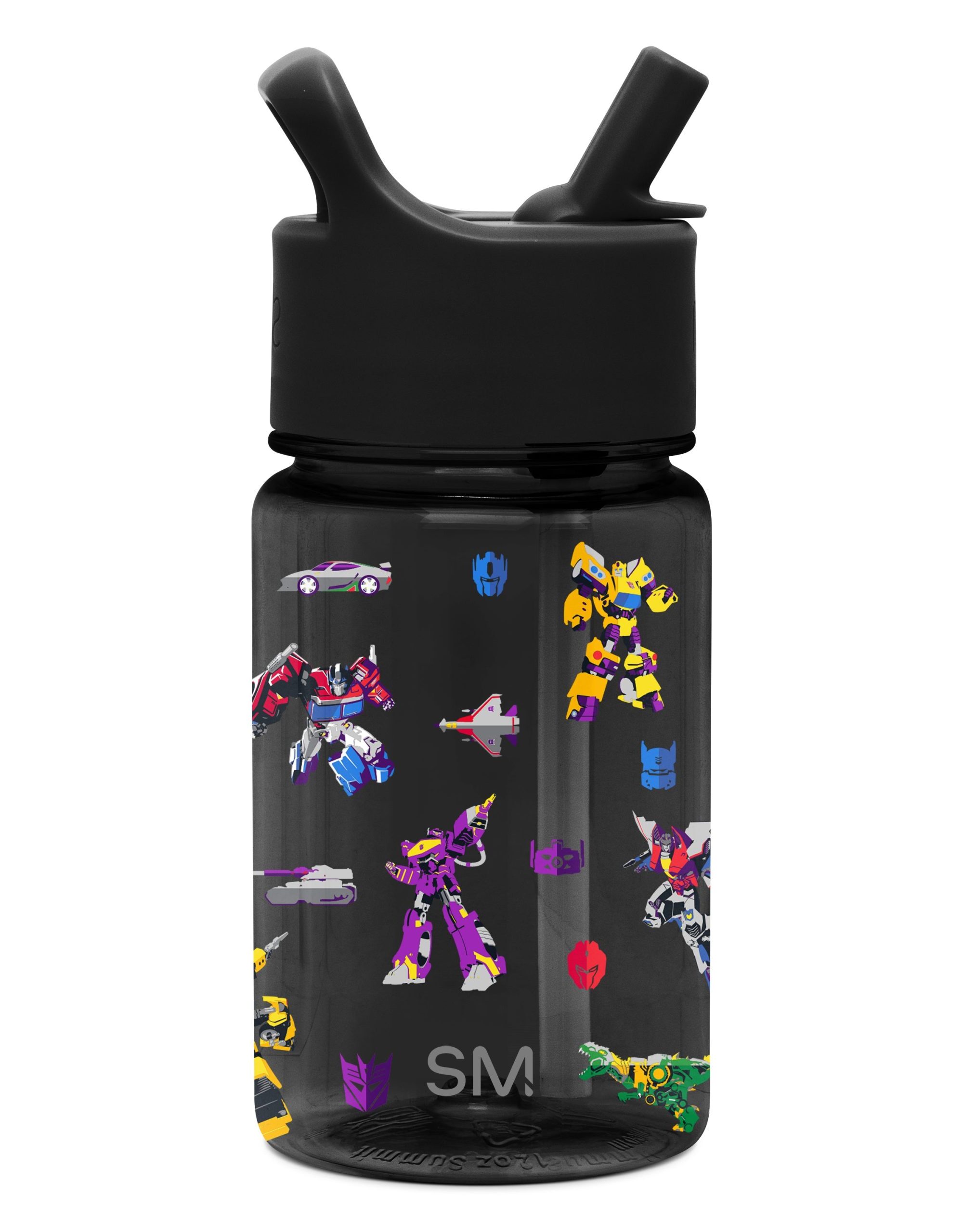 Summit Kids Plastic Water Bottle with Straw Lid