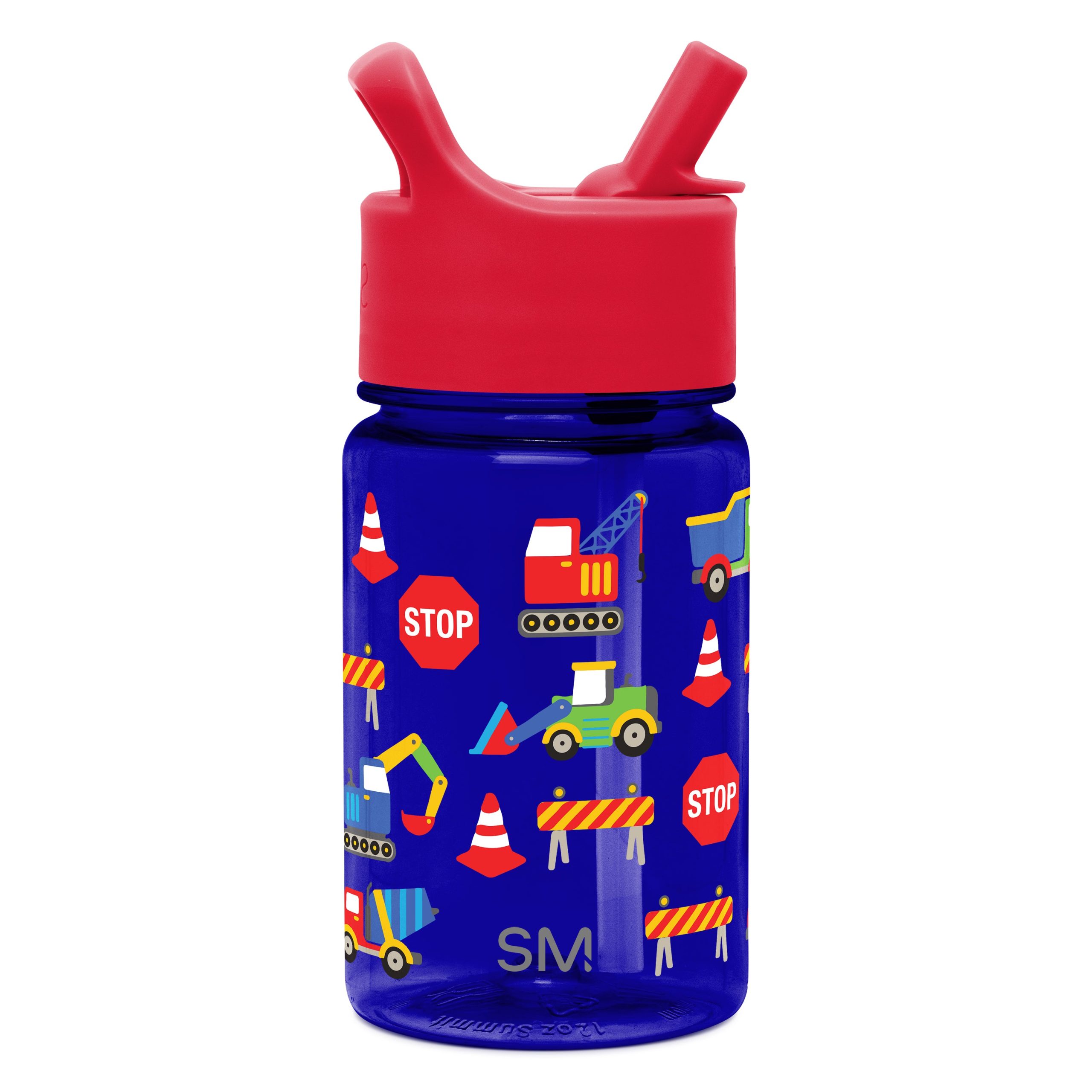 Summit Kids Plastic Water Bottle with Straw Lid