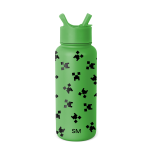 Minecraft Summit Water Bottle with Straw Lid