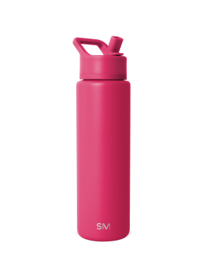 Summit Water Bottle with Straw Lid