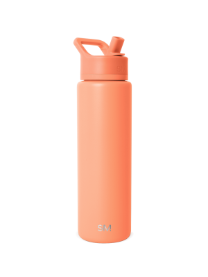 Summit Water Bottle with Straw Lid