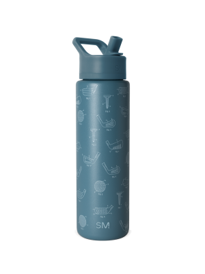 Summit Water Bottle with Straw Lid