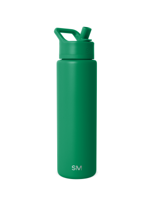 Summit Water Bottle with Straw Lid