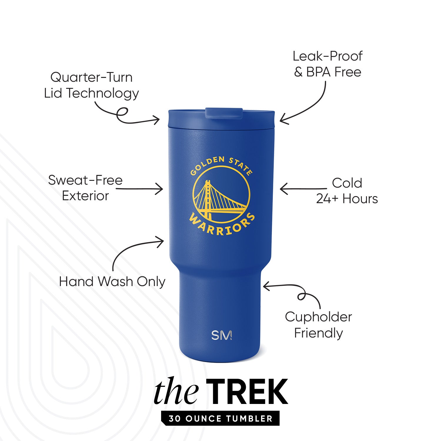 NBA Trek Tumbler with Flip Lid - Image 3