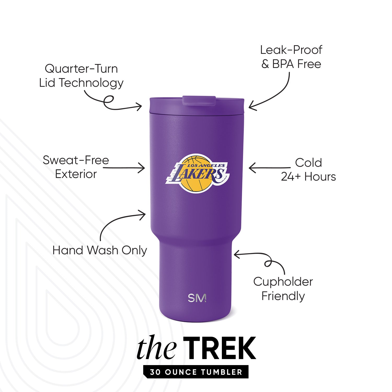 NBA Trek Tumbler with Flip Lid - Image 3