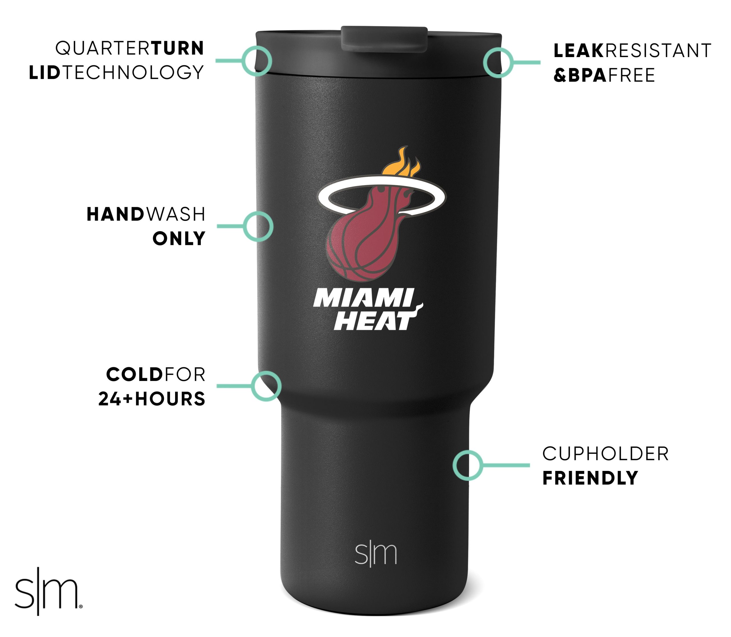 NBA Trek Tumbler with Flip Lid - Image 3