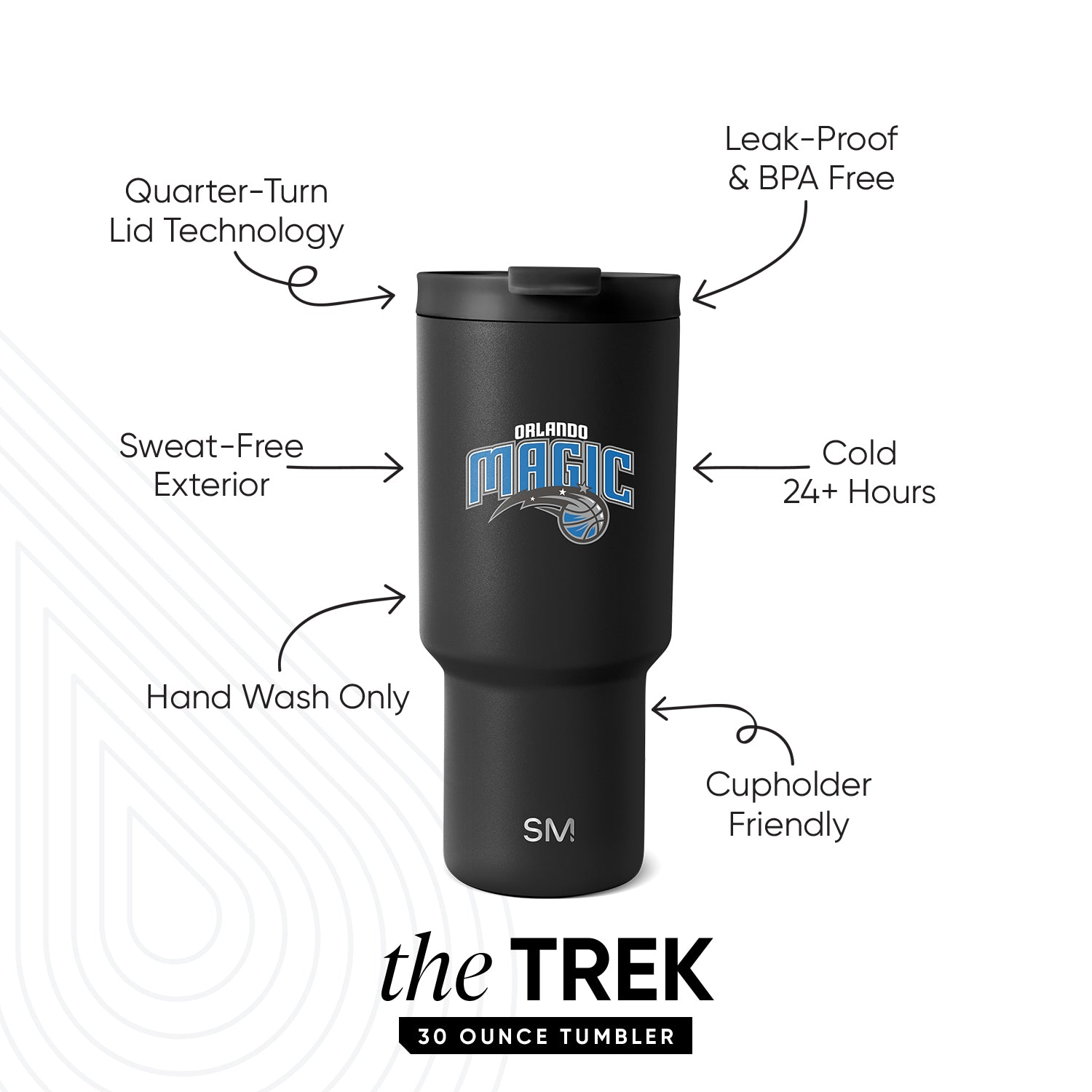 NBA Trek Tumbler with Flip Lid - Image 3