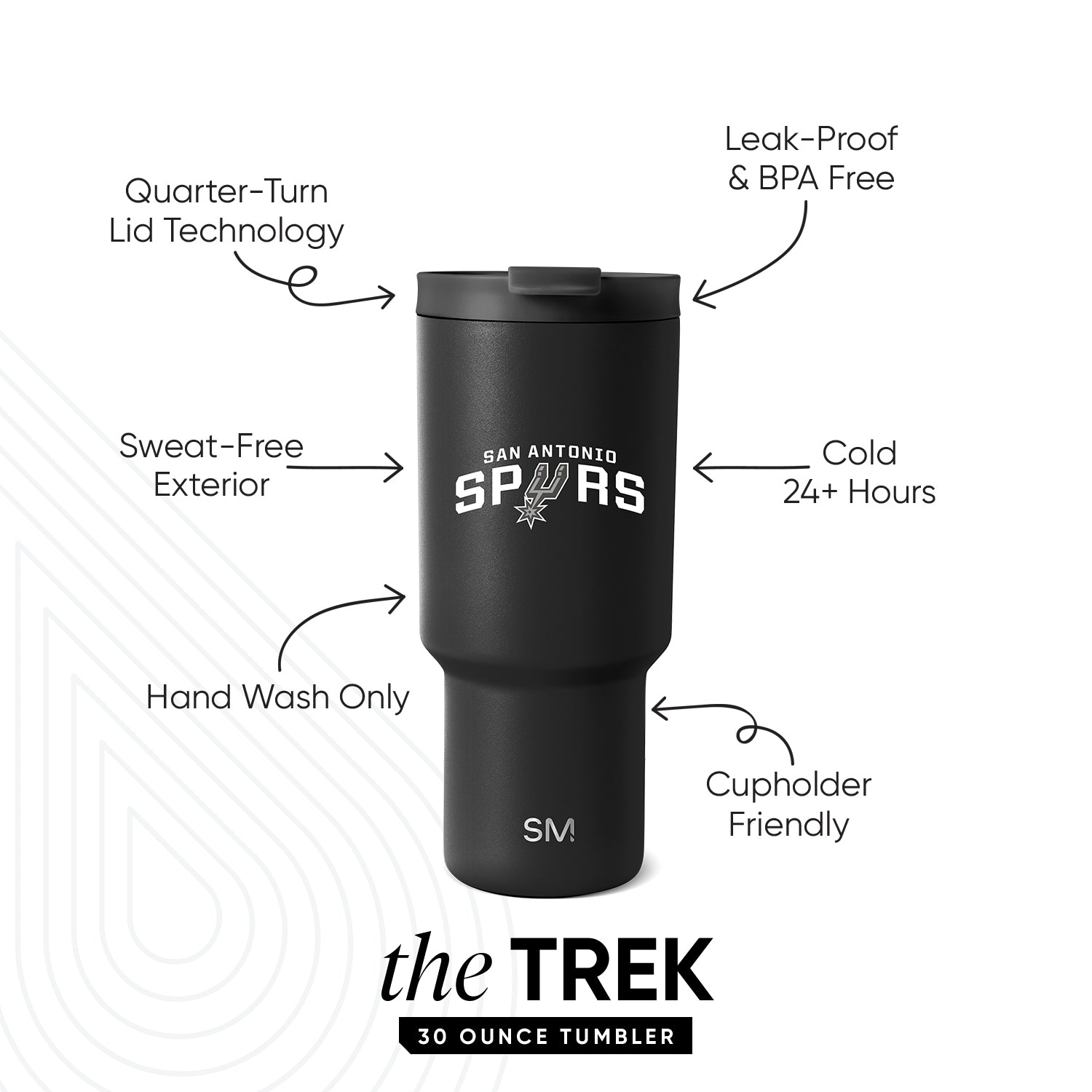 NBA Trek Tumbler with Flip Lid - Image 3