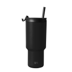 Trek Tumbler with Flip Lid and Straw - 30oz - Midnight Black