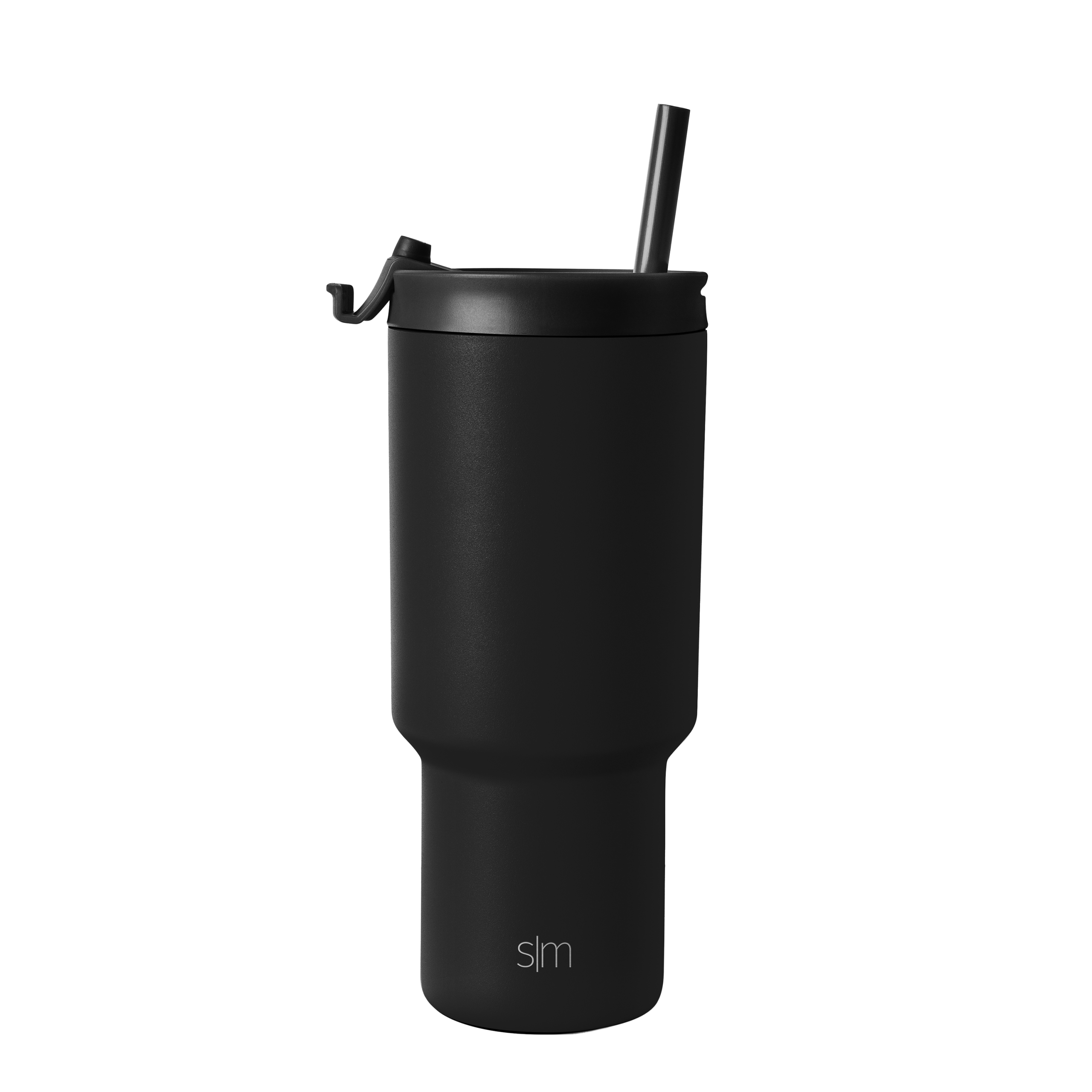 Trek Tumbler with Flip Lid and Straw - 30oz - Midnight Black