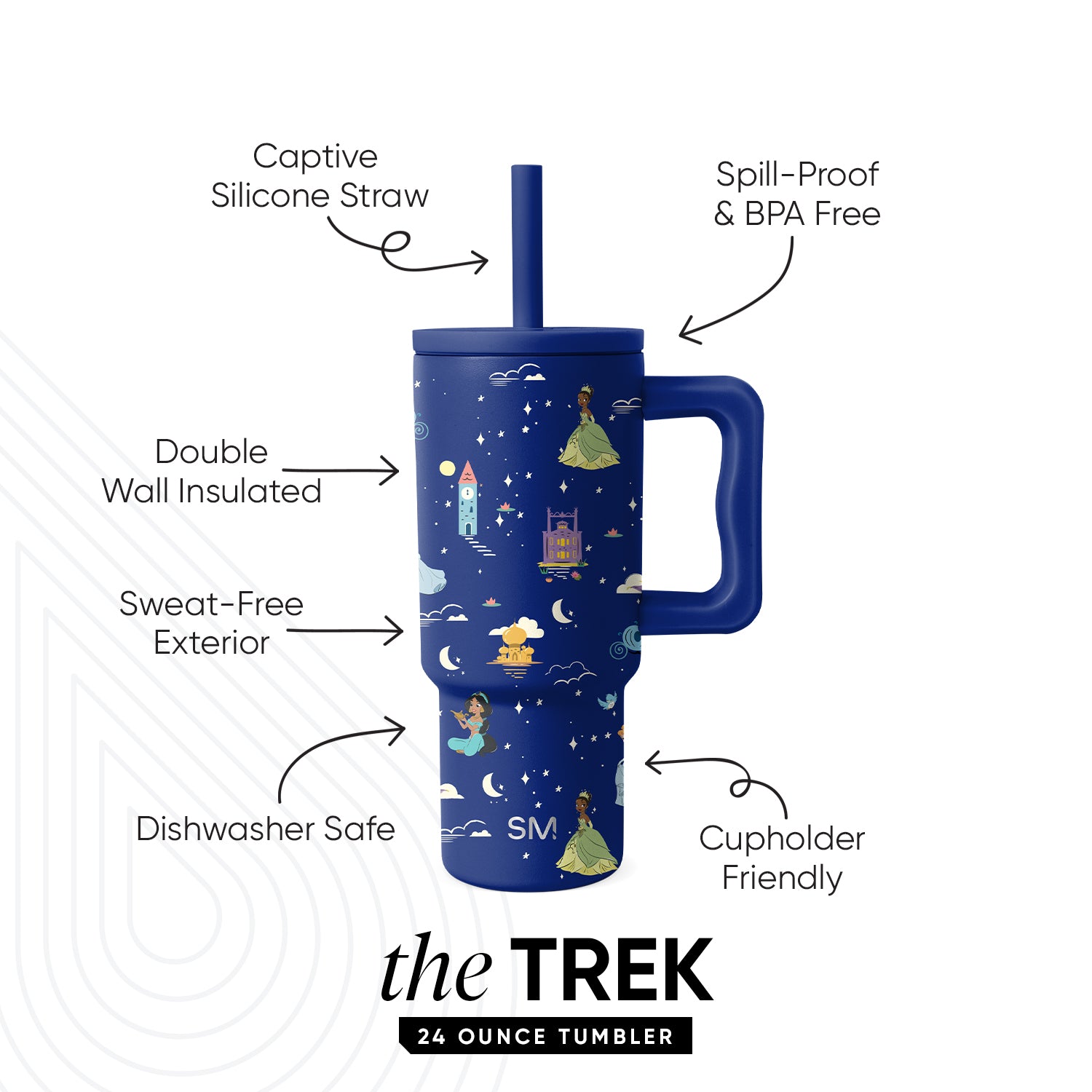 Trek Kids Tumbler with Silicone Straw Lid - Image 2